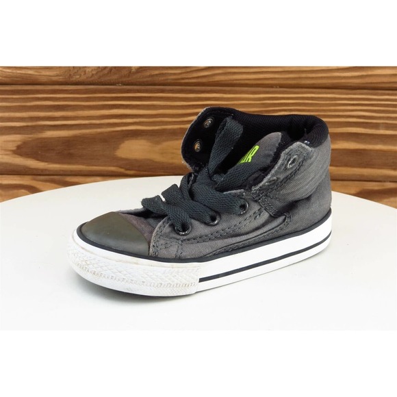 Converse all Star Toddler Boys 7 Medium Gray high top Fabric 6c1504m88 - Picture 1 of 6
